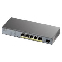 Zyxel GS1350-6HP-EU0101F switch Gestionado L2 Gigabit Ethernet (10/100/1000) Energía sobre Ethernet (PoE) Gris (Espera 4 dias)