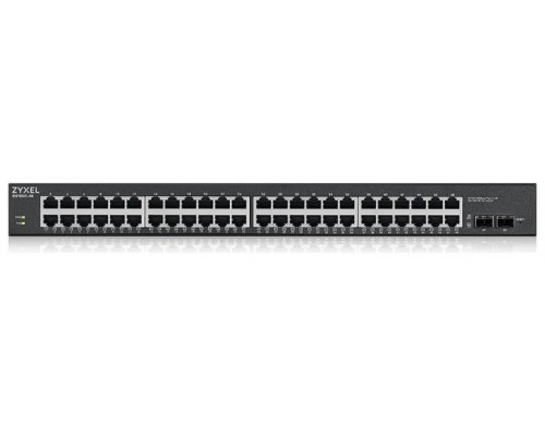 Zyxel GS1900-48HPv2 Gestionado L2 Gigabit Ethernet (10/100/1000) Energía sobre Ethernet (PoE) Negro (Espera 4 dias)