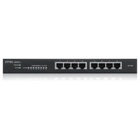 ZYXEL GS1915-8, 8-PORT GBE SMART HYBRID MODE SWITCH, STANDALONE OR NEBULAFLEX CLOUD, DESKTOP, FANLESS (Espera 4 dias)