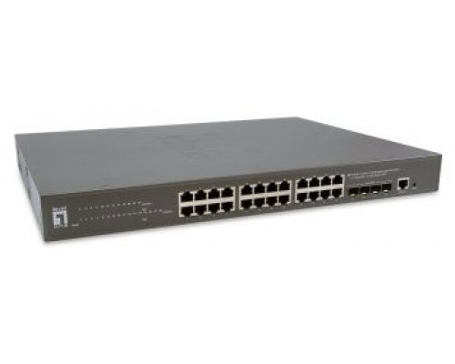 SWITCH GESTIONABLE LEVELONE L3 GTP-2871 24P GIGA POE
