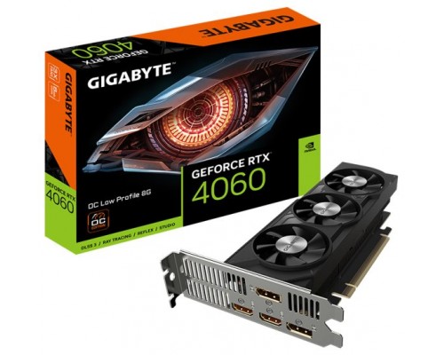Gigabyte GeForce RTX 4060 OC Low Profile 8G NVIDIA GeForce RTX­ 4060 8 GB GDDR6 (Espera 4 dias)