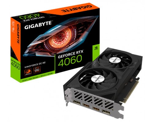 VGA PCI-EX NVIDIA GIGABYTE RTX4060 WINDFORCE 2OC 8G