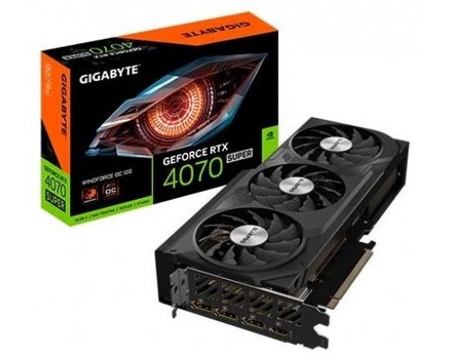 TARJETA GRAFICA GIGABYTE RTX 4070 SUPER 3X WINDFORCE OC 12GB