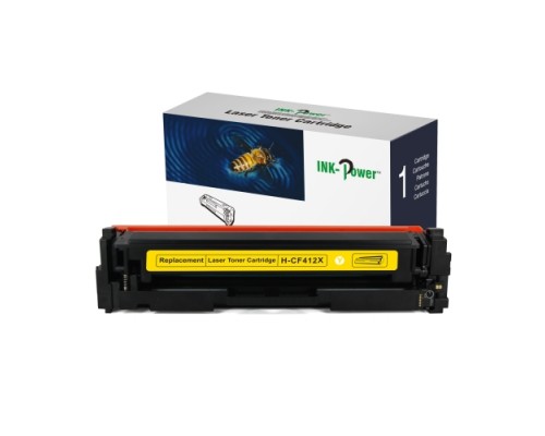 TONER COMP. HP CF412X/CF412A AMARILLO 410X