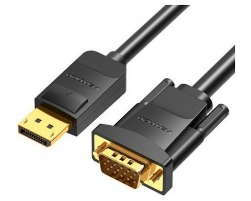 CONVERSOR DISPLAYPORT/M A VGA/M 3 M NEGRO VENTION (Espera 4 dias)