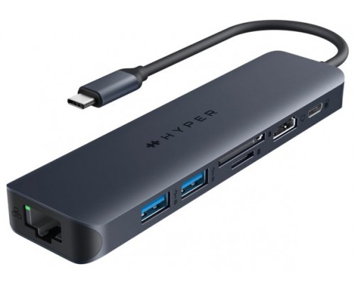 HYPER DRIVE ECOSMART GEN.2 UNIVERSAL USB-C® 7-IN-1 HUB W 100 W PD POWER