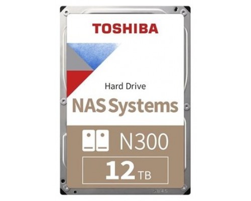 Toshiba N300 NAS HDD 12TB 3.5" SATA 6Gb-s 7200rpm