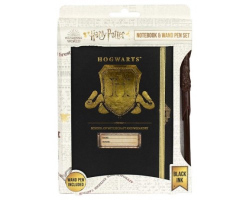 SET DE CUADERNO Y BOLÍGRAFO HARRY POTTER HOGWARTS BLUE SKY REDSTRING HP148482 (Espera 4 dias)