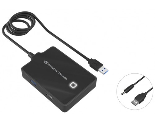 HUB USB 2.0 & 3.0 CONCEPTRONIC HUBBIES10B 4 PUERTOS