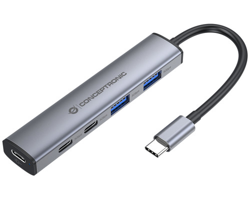 HUB USB 3,2 CONCEPTRONIC HUBBIES22G 4 PUERTOS 2xUSB-C-SX7 HUB USB 3,2 CONCEPTRONIC HUBBIES22G 4 PUERTOS 2xUSB-C