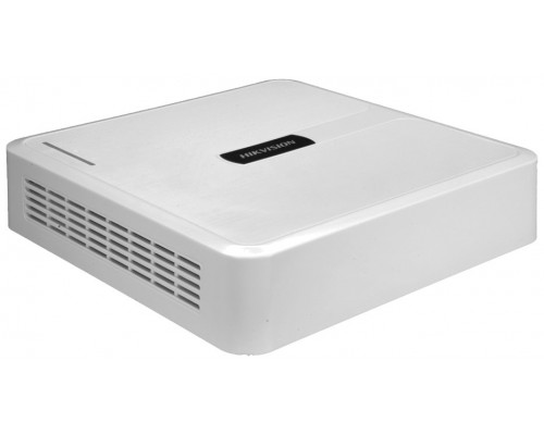 HIKVISION Grabador NVR para Camaras IP - 4 CH vi­deo - Resolucion mcax 6.0 Mpx / Compresion H.265+ - Ancho de