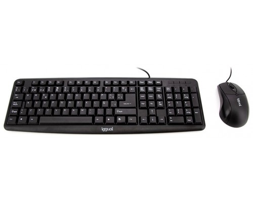 iggual Kit teclado y ratón COM-CK-BASIC negro