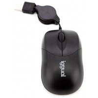 iggual Rat&oacute;n retr&aacute;ctil COM-BASIC-800DPI negro