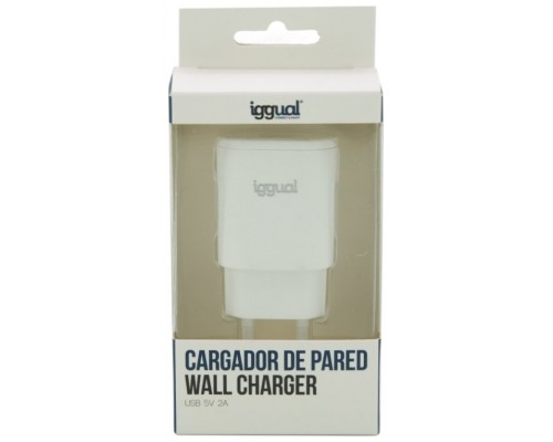 iggual Cargador de pared 1xUSB 5V/2A (10W)