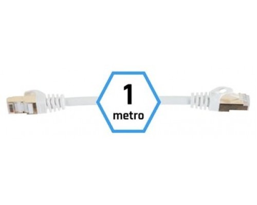 iggual Latiguillo CAT7 SFTP LSZH 1 metro blanco