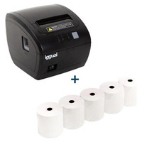 Kit impresora t&eacute;rmica tickets TP EASY 80 + 5 rollo