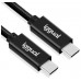 iggual Cable USB-C 3.2 Gen2x2 100W 5A 4K 1m nylon-SX4 iggual Cable USB-C 3.2 Gen2x2 100W 5A 4K 1m nylon