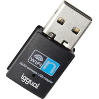 iggual Adaptador USB Wifi 300 Mbps mono 2.4GHz-3SX iggual Adaptador USB Wifi 300 Mbps mono 2.4GHz