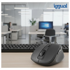 iggual Rat&oacute;n inal&aacute;mbrico ERGO-SILENT-6D 1600DPI