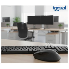 Teclado oficina USB estandar CK-OFFICE-105T negro