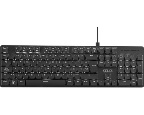 iggual Teclado USB mecánico CK-MECHA-105T negro-SX10 iggual Teclado USB mecánico CK-MECHA-105T negro