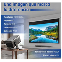 iggual Proyector 4K 1080p Pro 800ANSI Android-21SX iggual Proyector 4K 1080p Pro 800ANSI Android