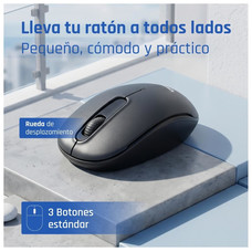 iggual Ratón inalámbrico WOM-STANDARD-3D 1000DPI-SX3 iggual Ratón inalámbrico WOM-STANDARD-3D 1000DPI