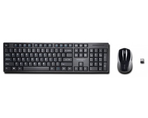 SET DE TECLADO+RATON INALAMBRICO PRO FIT QWERTY COLOR NEGRO KENSINGTON K75230ES (Espera 4 dias)