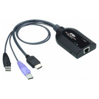 Aten KA7188 cable para video, teclado y rat&oacute;n (kvm) Negro (Espera 4 dias)
