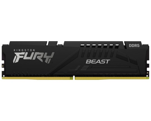 MEMORIA KINGSTON FURY BEAST BLACK DDR5 16GB 5600MHZ  CL40   KF556C40BB-16 (Espera 4 dias)