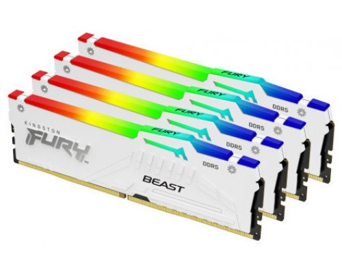 Kingston Technology FURY Beast RGB módulo de memoria 64 GB 4 x 16 GB DDR5 (Espera 4 dias)