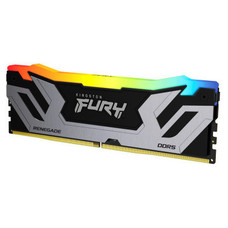 MEMORIA KINGSTON 24GB 8400MT/S DDR5 CL40 CUDIMM FURY RENEGADE RGB SILVER XMP - KF584CU40RSA-24 (Espera 4 dias)