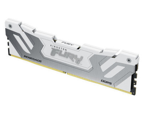 MEMORIA KINGSTON 24GB 8400MT/S DDR5 CL40 CUDIMM FURY RENEGADE WHITE XMP - KF584CU40RW-24 (Espera 4 dias)