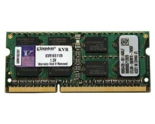 DDR III 8 GB 1600 Mhz. SODIMM KINGSTON (Espera 4 dias)