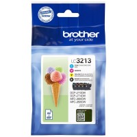 BROTHER PACK 4 CARTUCHOS BK/C/M/Y LC3213VAL