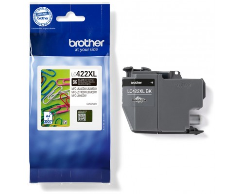 Cartucho XL original Brother de tinta Negro. Duracion