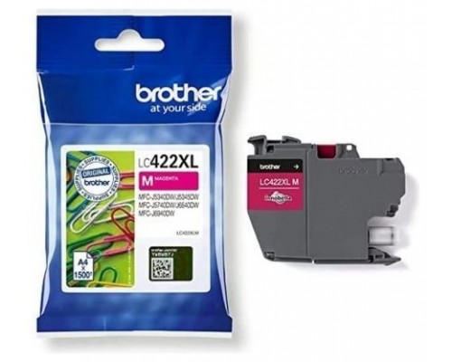 Cartucho de tinta magenta Brother LC422XLM: