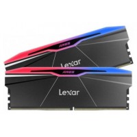 LEXAR MEMORIA ARES 2.0 DDR5 6000 CL26 1.35V MEMORY WITH HEATSINK AND RGB LIGHTING,DUAL PACK, BLACK COLOR (Espera 4 dias)-51SX LEXAR MEMORIA ARES 2.0 DDR5 6000 CL26 1.35V MEMORY WITH HEATSINK AND RGB LIGHTING,DUAL PACK, BLACK COLOR (Espera 4 dias)