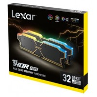 LEXAR THOR RGB DDR5 32GB 2X16GB 6000MHZ CL38 (Espera 4 dias)-41SX LEXAR THOR RGB DDR5 32GB 2X16GB 6000MHZ CL38 (Espera 4 dias)