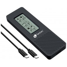 CARCASA HDD LEOTEC M.2 NVME CON PANEL LCD