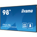 MONITOR IIYAMA 98" (LH9875UHS-B2AG) 3840X2160, UHD IPS / 500CD/M, LANDSC-PORTRAIT /FAILOVER/MM 2X 10W / DVI-I (VGA), HDMI 3X, DP-OUT / USB 2.0 X2, WIFI / LAN, MEDIA PLAY USB PORT, IISIGNAGE2 /E-SHARE, ANDROID 11/ SLOT OPS / 24/7 / VESA 800X600 - WALL-SX209 MONITOR IIYAMA 98" (LH9875UHS-B2AG) 3840X2160, UHD IPS / 500CD/M, LANDSC-PORTRAIT /FAILOVER/MM 2X 10W / DVI-I (VGA), HDMI 3X, DP-OUT / USB 2.0 X2, WIFI / LAN, MEDIA PLAY USB PORT, IISIGNAGE2 /E-SHARE, ANDROID 11/ SLOT OPS / 24/7 / VESA 800X600 - WALL