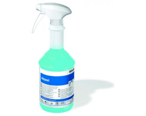 BOTELLA LIMPIACRISTALES Y MULTIUSOS PROFESIONAL 1L CON PULVERIZADOR  ALKLANET ECOLAB LI0T4 (Espera 4 dias)