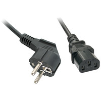 Lindy 30336 cable de transmisi&oacute;n Negro 3 m CEE7/7 C13 acoplador (Espera 4 dias)