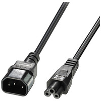 Lindy 30340 cable de transmisión Negro 1 m C14 acoplador C5 acoplador (Espera 4 dias)-3SX Lindy 30340 cable de transmisión Negro 1 m C14 acoplador C5 acoplador (Espera 4 dias)