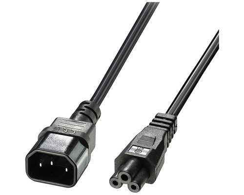Lindy 30342 cable de transmisi&oacute;n Negro 3 m C14 acoplador C5 acoplador (Espera 4 dias)
