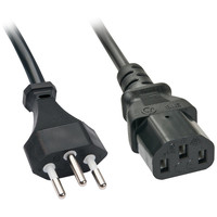 Lindy 30418 cable de transmisi&oacute;n Negro 3 m C13 acoplador (Espera 4 dias)