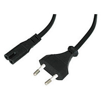 Lindy 30422 cable de transmisi&oacute;n Negro 3 m CEE7/16 C7 acoplador (Espera 4 dias)