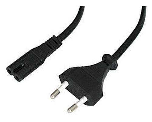 Lindy 30423 cable de transmisi&oacute;n Negro 5 m CEE7/16 C7 acoplador (Espera 4 dias)