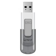 Lexar JumpDrive V100 unidad flash USB 128 GB USB tipo A 3.2 Gen 1 (3.1 Gen 1) Gris, Blanco (Espera 4 dias)