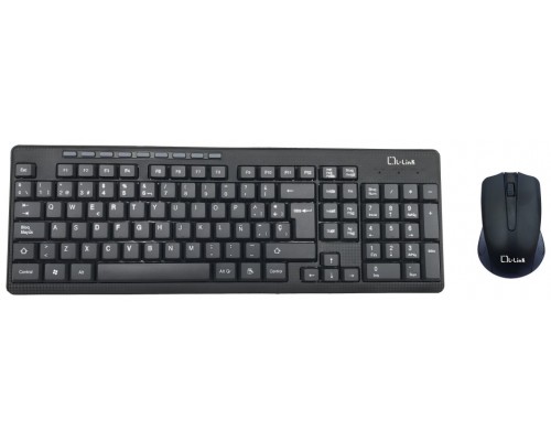 COMBO TECLADO/RATON L-LINK LL-KB-555-W INALAMBRICO (Espera 4 dias)